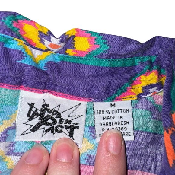 Sudden Impact Women’s Size M Western Shirt, Short Sleeve Button‎ Down - Picture 2 of 10